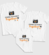 Making Memories Together Unisex Half Sleeve T-Shirts (Pack of 3)